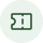 green ticket frame icon